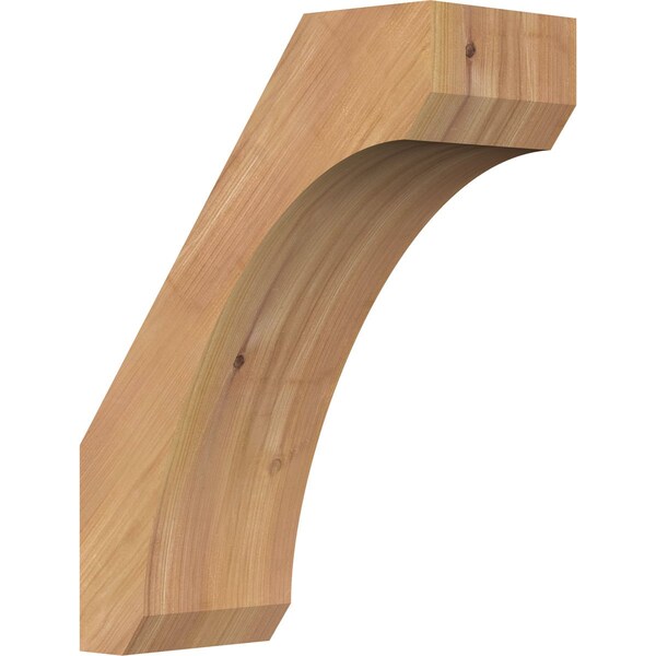 Ekena Millwork 5 1/2"W x 12"D x 16"H Legacy Smooth Knee Brace, Western Red Cedar BRC06X12X16LEC00SWR - main